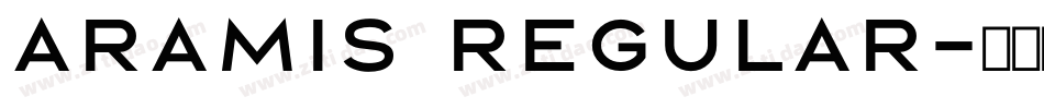 Aramis Regular字体转换